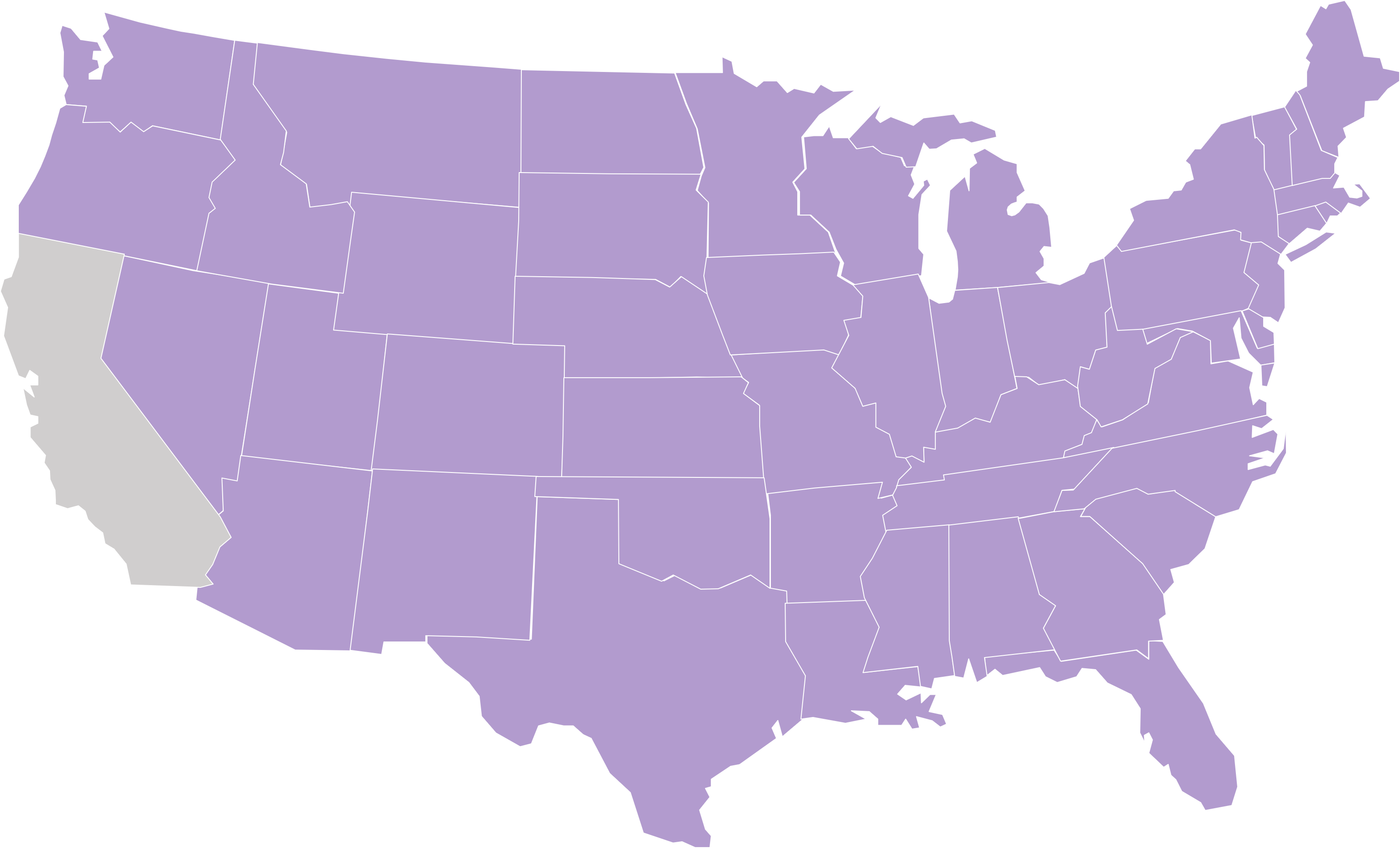 triple crown states registered map