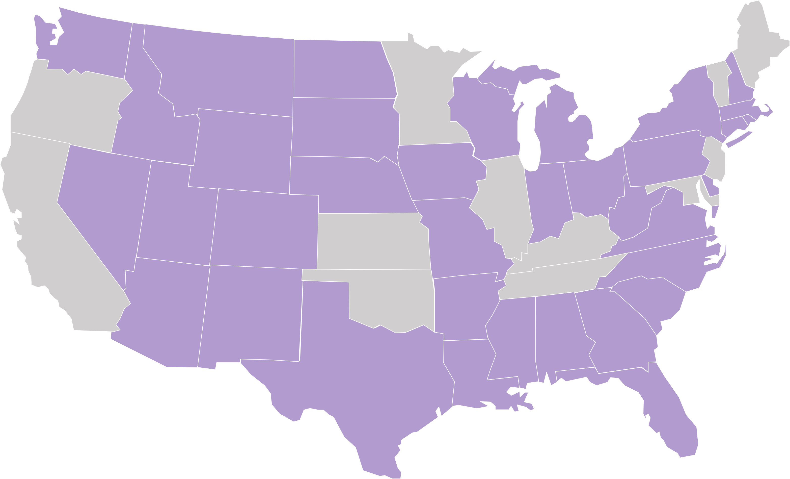 teclera states registered map
