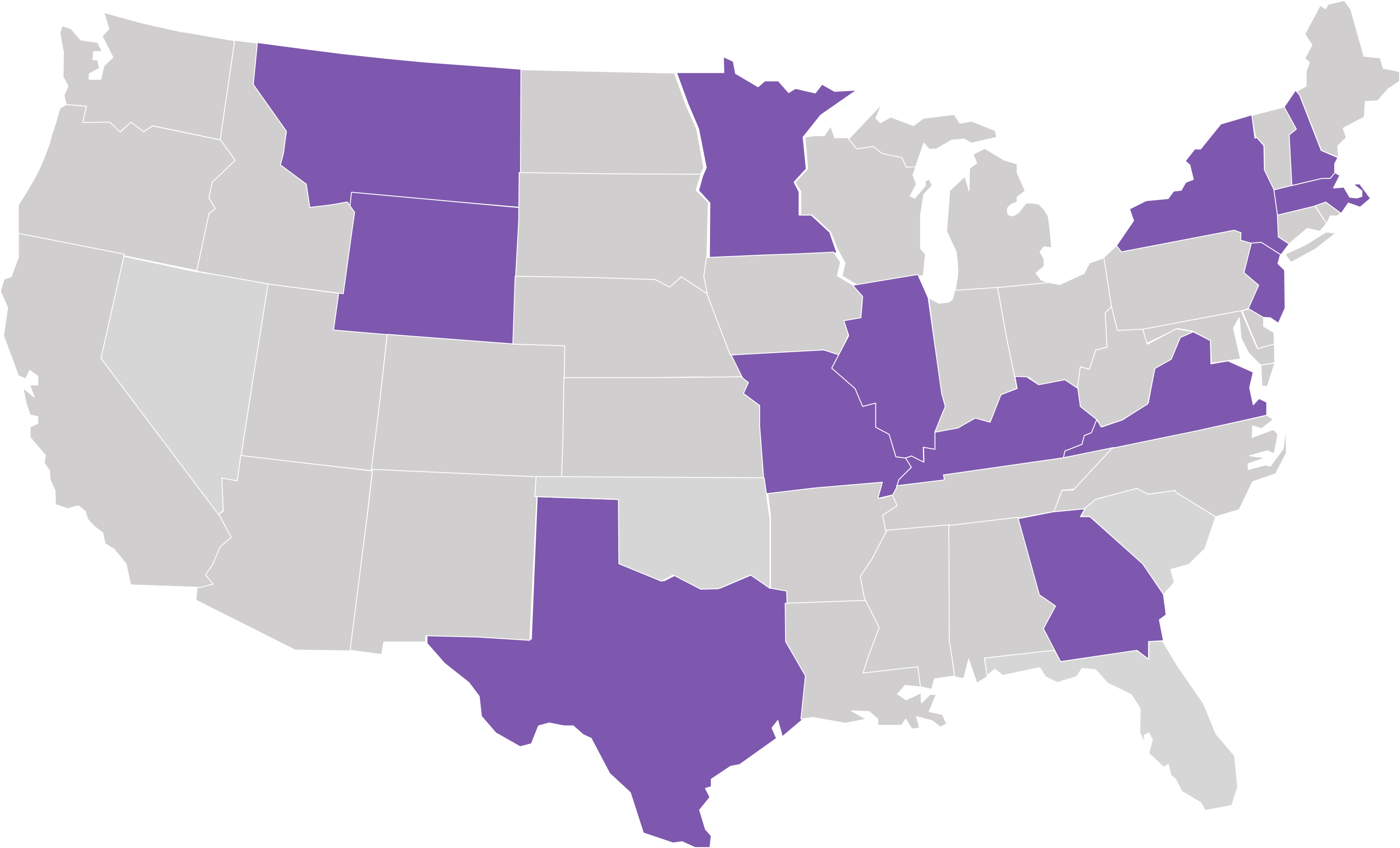 Barricor Essential Mosquito Control states registered map