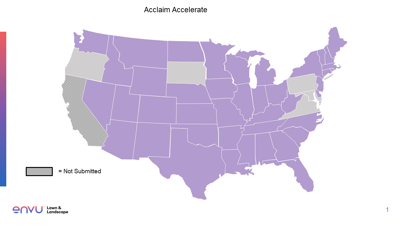 acclaim accelerate states registered map