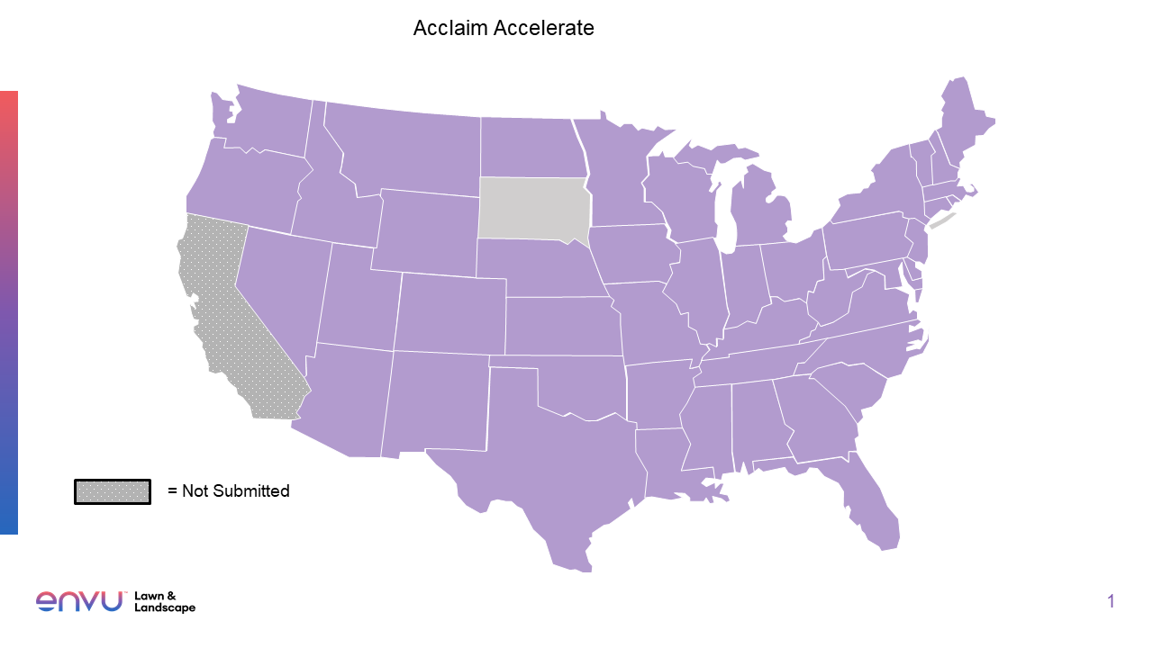 acclaim accelerate states registered map