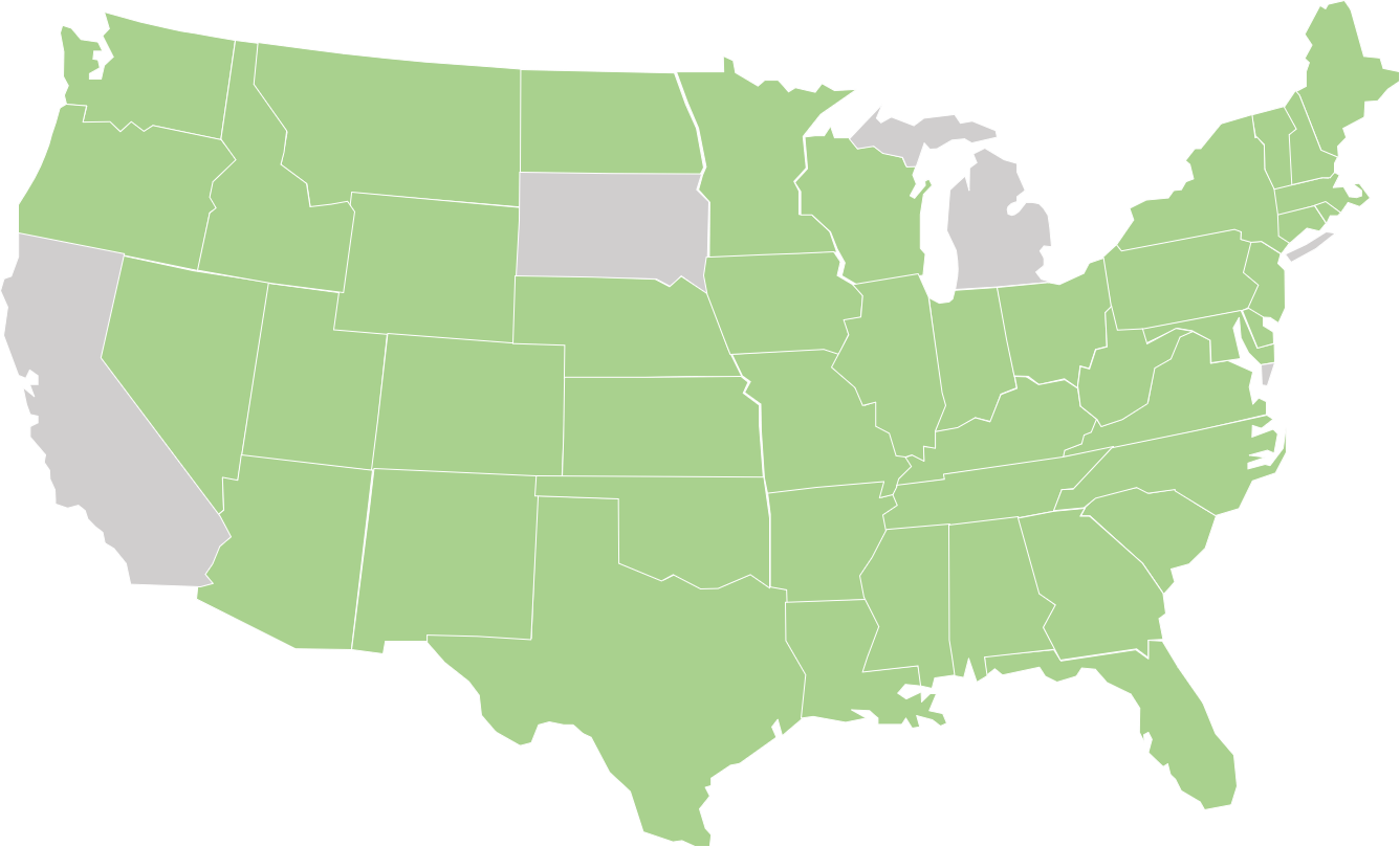 castlon states registered map