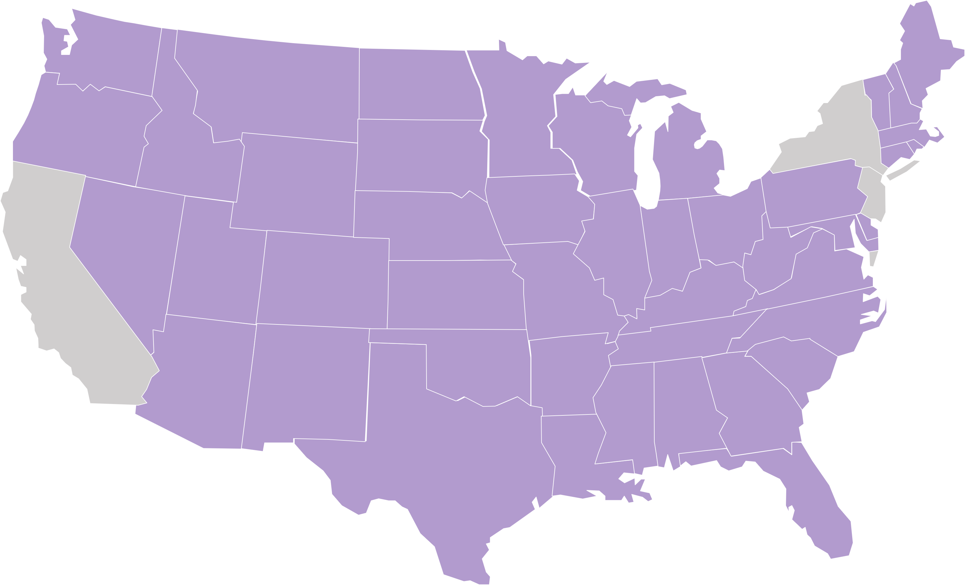 triple crown states registered map