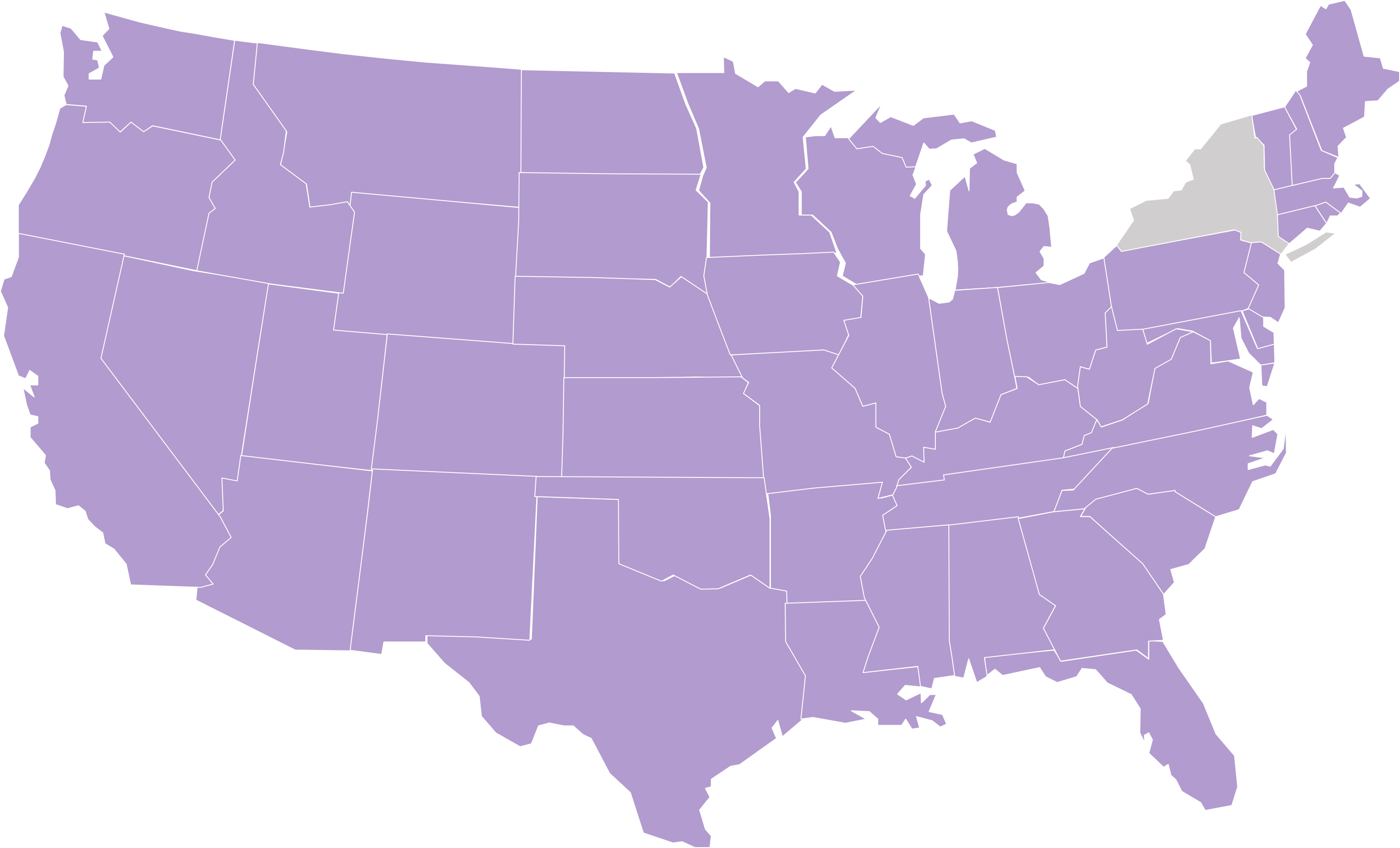 tribute total states registered map
